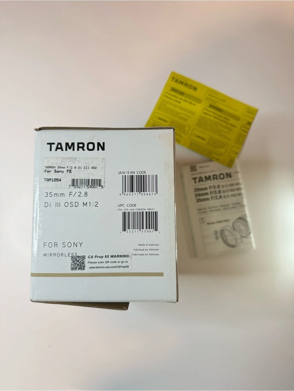 Tamron 35mm F/2.8 Di III OSD M1:2 Lens - Black